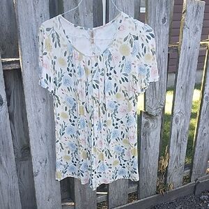 Floral Print Women's Top